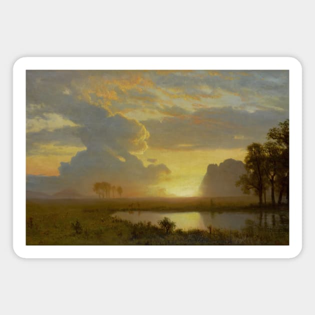 Estes Park, Colorado by Albert Bierstadt Magnet by Classic Art Stall